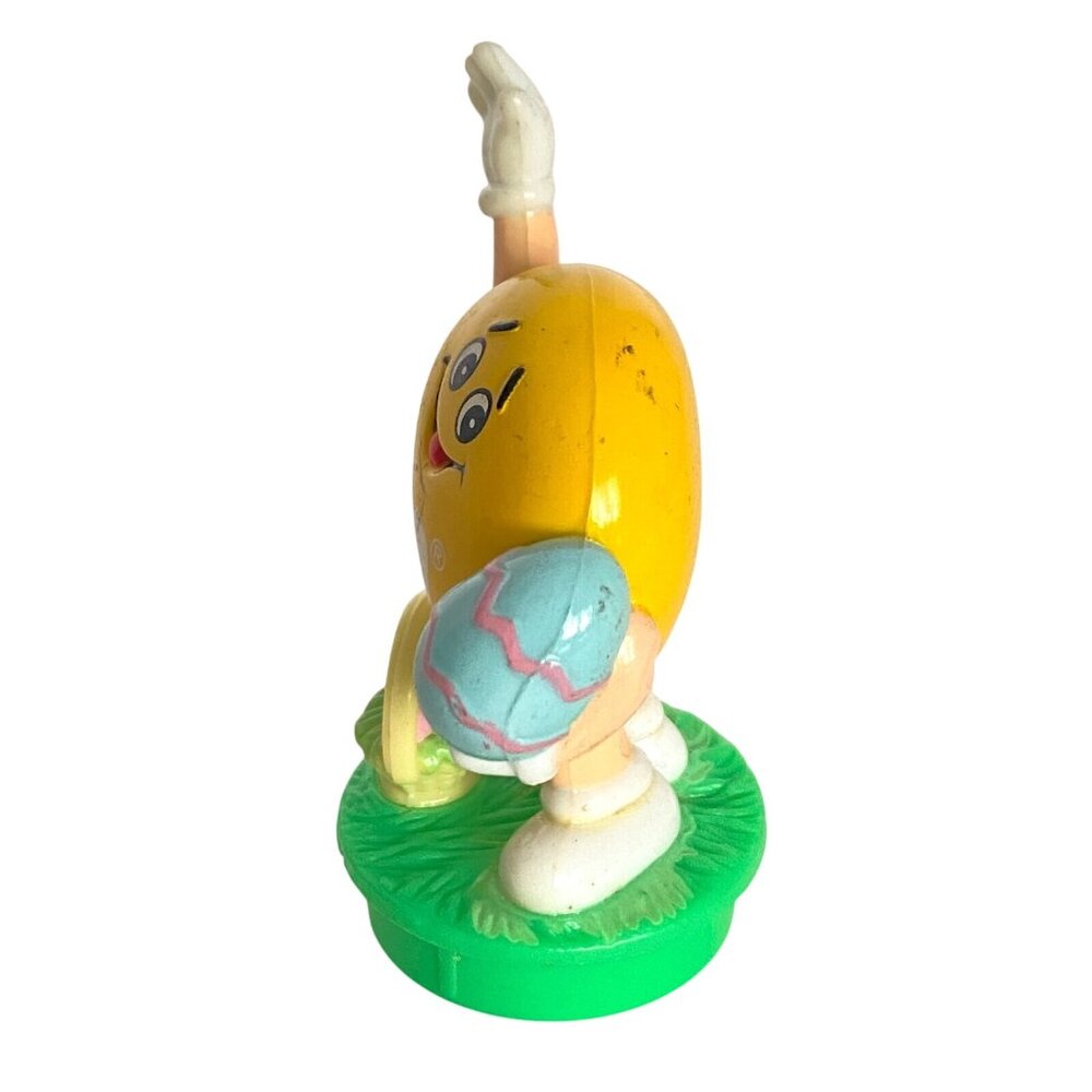 1992 M&M Yellow Easter Basket Eggs Candy Tube Topper 01D - Picture 5 of 8